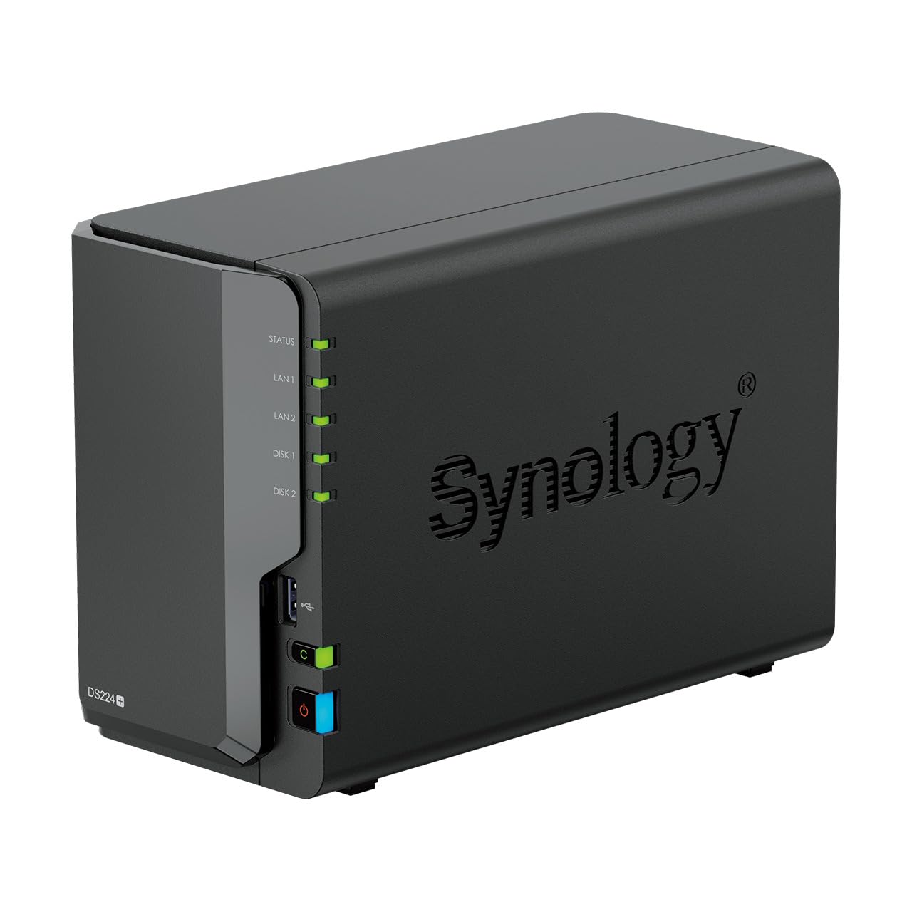Synology Ds224+ 2 Bay Diskstation Nas (Intel Celeron J4125 4 Core 2.0 Ghz 2Gb Ddr4 Ram 2Xrj 45 1Gbe Lan Port) 24Tb Bundle With 2